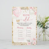 Air Balloon ist nicht ihr lästig, wie alt Eltern s (Stehend Vorderseite)