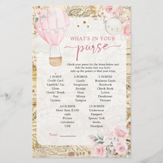 Air Balloon ist nicht ihr lästiges Baby Purse Game (Vorderseite)