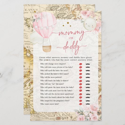 Air Balloon ist nicht sie lästig Mommy oder Daddy (Vorne/Hinten)