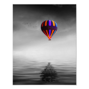 Air Balloon Portrait Fotodruck