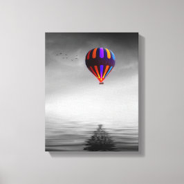 Air Balloon Portrait Leinwanddruck