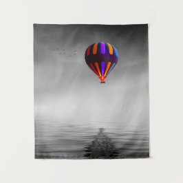 Air Balloon Portrait Wandteppich