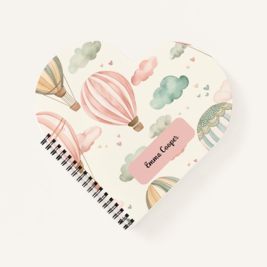 Air Balloons Adventure Kids' Notizblock (Vorderseite)