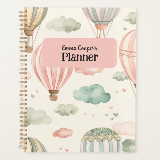 Air Balloons Adventure Kids' Planer (Vorderseite)