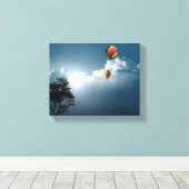 Air Balloons Wrapped Canvas Leinwanddruck (Insitu (Holzboden))