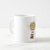 Air Baloon Saturn Art Kaffeetasse (Vorderseite Links)