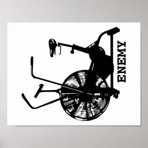 Air Bike Enemy Poster
