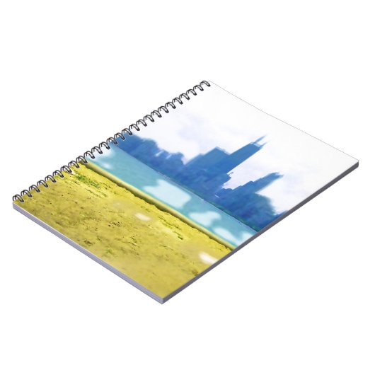 Air Brushed Chicago Notizblock (Linke Seite)