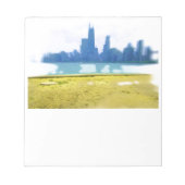 Air Brushed Chicago Notizblock (Vorderseite)