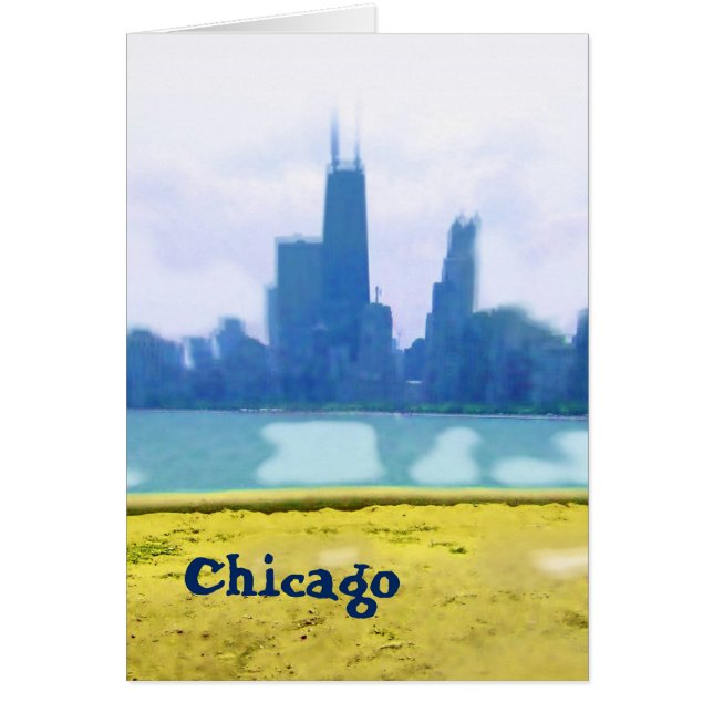Air Brushed Chicago Skyline Art (Vorne)