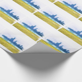 Air Brushed Chicago Wolkenkratzer Geschenkpapier