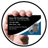 Air Conditioning And Heating Services Visitenkarte