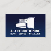 Air Conditioning – Repair • Service • Installation Visitenkarte (Vorderseite)