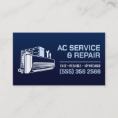 Air Conditioning – Repair • Service • Installation Visitenkarte (Vorderseite)