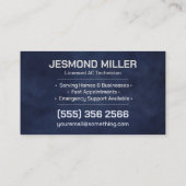 Air Conditioning – Repair • Service • Installation Visitenkarte (Rückseite)