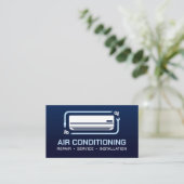 Air Conditioning – Repair • Service • Installation Visitenkarte (Stehend Vorderseite)