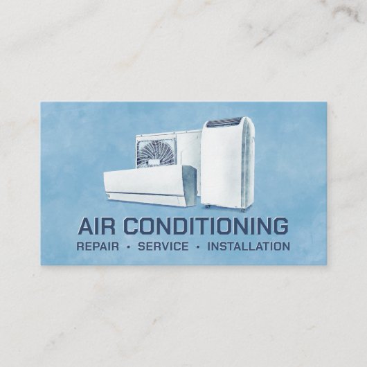 Air Conditioning – Repair • Service • Installation Visitenkarte (Vorderseite)