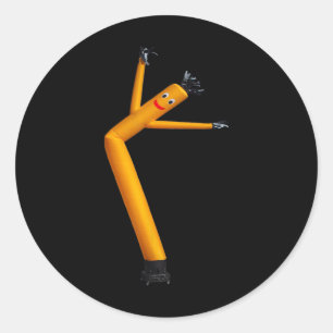 Air Dancer Fun Tanzgeschenk Wacky Aufblasbare Wavi Runder Aufkleber