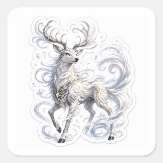 Air Deer Fantasy Stickers (Vorderseite)