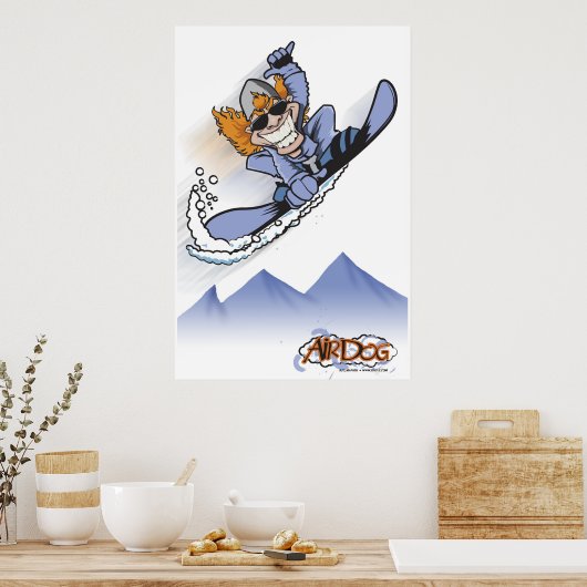 AIR DOG POSTER (Küche)