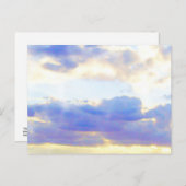 AIR-Element-Skyscape Postkarte (Vorne/Hinten)