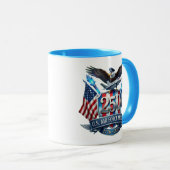 Air Force 250. Jubiläums-Kaffeetasse Tasse (VorderseiteRechts)
