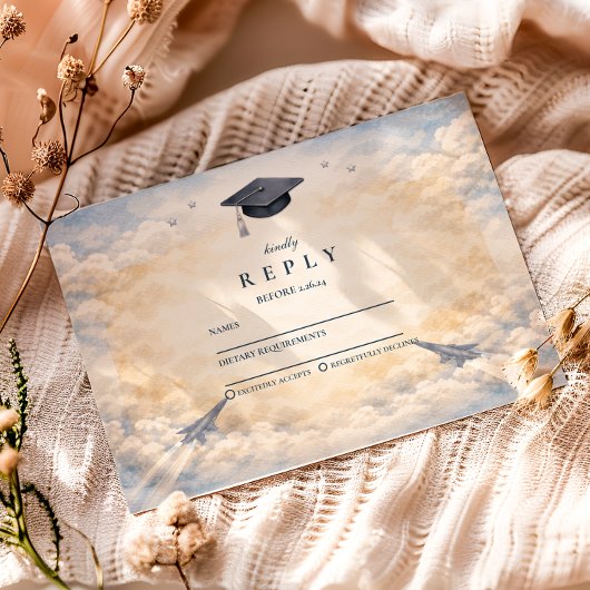 Air Force Academy Graduation RSVP Karte