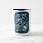 Air Force „Aim High“-Tasse Tasse (Zentrum)