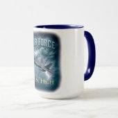Air Force „Aim High“-Tasse Tasse (VorderseiteRechts)