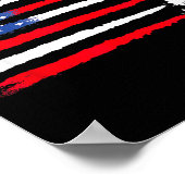 Air Force American Flag 4th Of July 2026 Funny Gif Poster (Ecke)