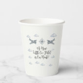 Air Force Baby Shower Tasse Pappbecher (Rückseite)