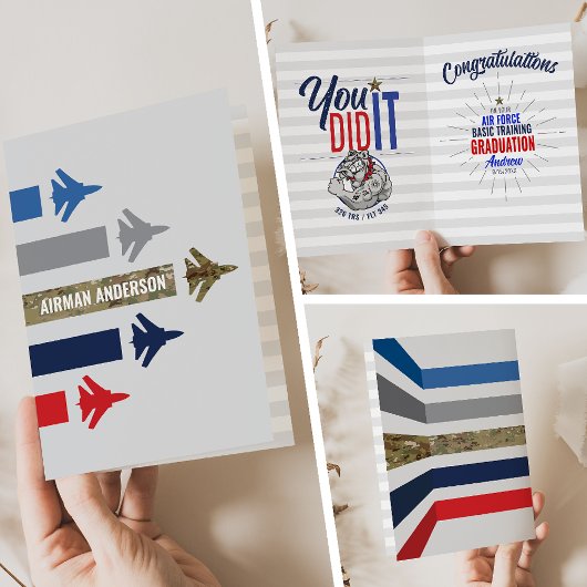 Air Force Basic Training Abschluss 326 Bulldogs Karte