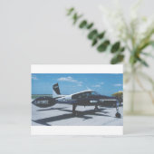 Air Force Blue Canoe Postkarte (Stehend Vorderseite)
