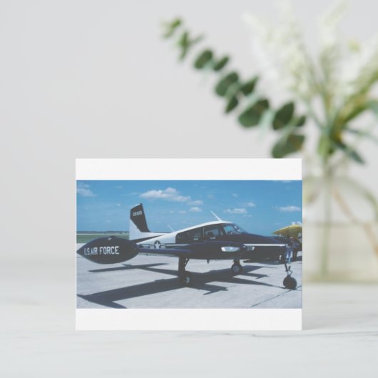 Air Force Blue Canoe Postkarte (Stehend Vorderseite)