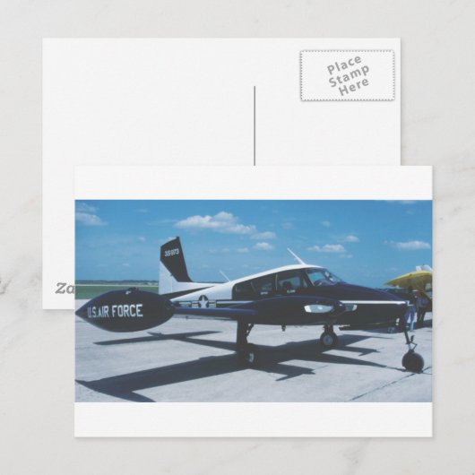 Air Force Blue Canoe Postkarte (Vorne/Hinten)