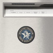 Air Force - Breathe freedom, serve with pride. Magnet (In Situ (Geschirrspüler))