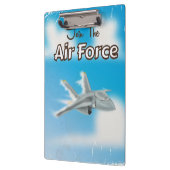 Air Force Classic Jet Poster Klemmbrett (Links)