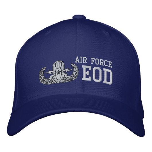 Air Force EOD Bestickte Baseballkappe (Vorderseite)