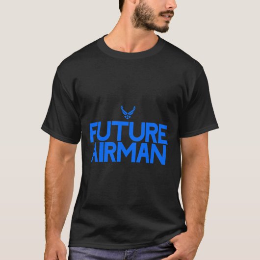 Air Force Future Airman for Men Women Kids Student T-Shirt (Vorderseite)