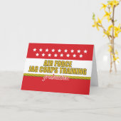 Air Force JAG Training Graduation Karte (Gelbe Blume)