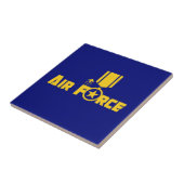 Air Force Military Star Medal Aircraft Blue Gold Fliese (Seite)