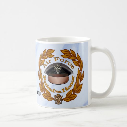 Air Force Ruhestand Tasse (Rechts)