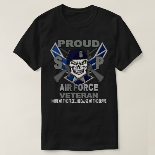 Air Force Security Forces Veteran T-Shirt (Design vorne)