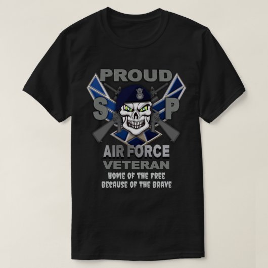 Air Force Security Police Veteran T-Shirt (Design vorne)