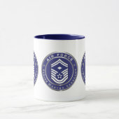 Air Force Senior Master Sergeant SMSgt Tasse (Zentrum)