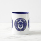 Air Force Senior Master Sergeant SMSgt Tasse (Zentrum)