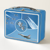 Air Force Thunderbirds and TITAN Aerobatic Team Metall Brotdose (Vorderseite)