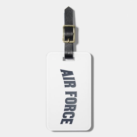 Air Force (USAF) Gepäckanhänger (Vorderseite vertikal)