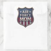 Air Force (USAF) Mutter Quadratischer Aufkleber (Tasche)