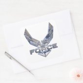Air Force (USAF) Quadratischer Aufkleber (Umschlag)